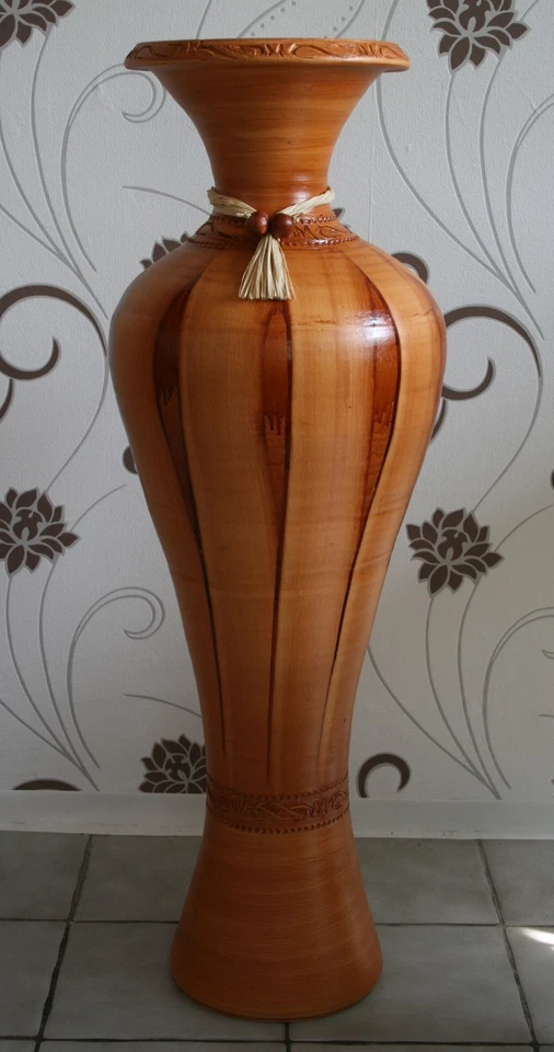 Bodenvase Vase Keramik Amphore riesig 100cm mediterran hangefertigt in Portugal - Bild 3 von 4