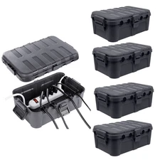 5PK Extra Large Outdoor Electrical Box Waterproof, Outdoor Plug Cover, Gray