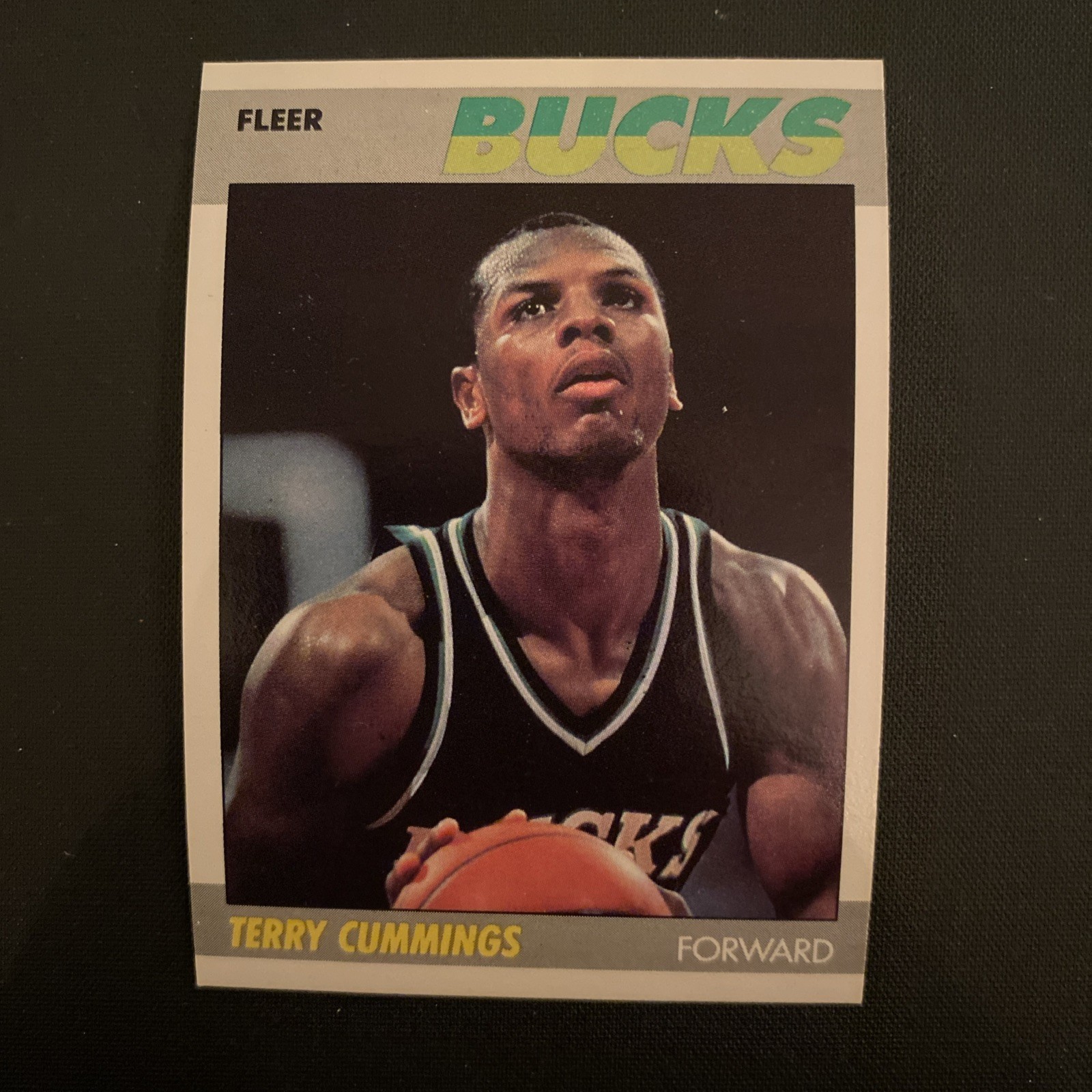 1987 Fleer Terry Cummings Milwaukee Bucks Card #23