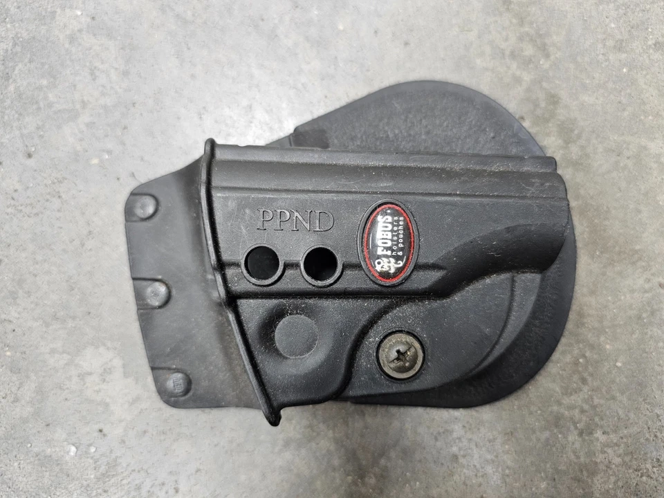 Funda de paleta Fobus Walther PPK retención pasiva OWB mano derecha, SKU PPND usada Foto 2 de 4