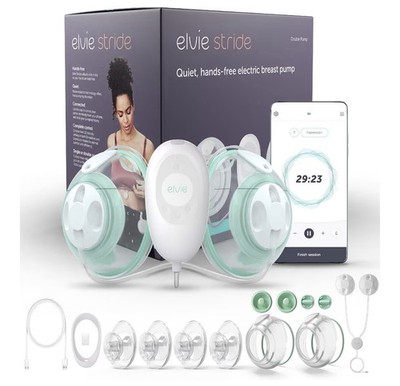 Elvie Stride Hands-Free Hospital-Grade Electric Breast Pump   New Never Used