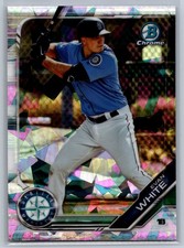2019 Bowman Draft Sapphire Edition #BDC-172 Evan White Rookie