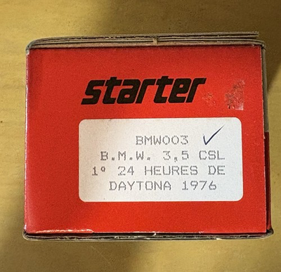 #ad Starter 1976 BMW 3.5 CSL 24 Heures De Daytona Model Kit 1 43 Made In France $87.00