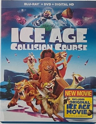 Ice Age: Collision Course (Blu-ray/DVD, 2016) + Incl. Orig. Ice Age Movie