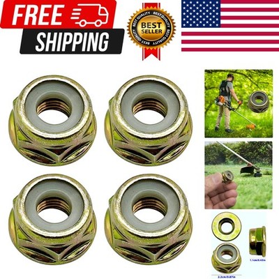 Universal Left Hand Thread Blade Nut M10 x 1.25 Replacement for String 4 PCS