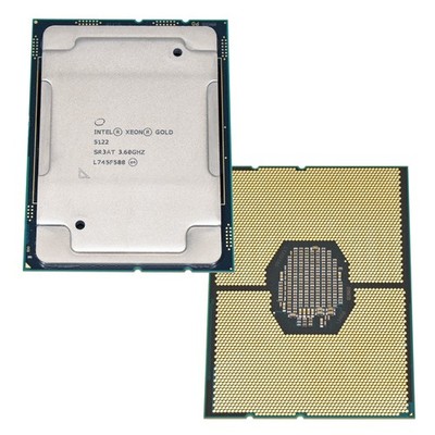 2x Intel Xeon Gold 5122 CPU Prozessor 3.60 GHz 4-Core 16,5 MB SR3AT LGA3647