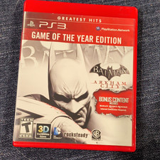 Batman: Arkham City GOTY (Greatest Hits) PS3 (2012) T Teen Action NTSC-U/C
