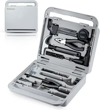 Growneer Tool Set, 241 Piece Home Kit with Durable Metal 241pcs, Gray 