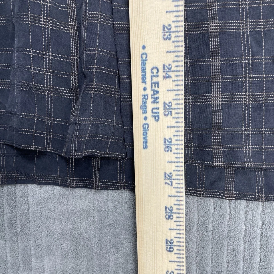 Brandini Hombre Camisa Abotonada XL Cuadros Manga Corta Informal Verano Foto 4 de 4