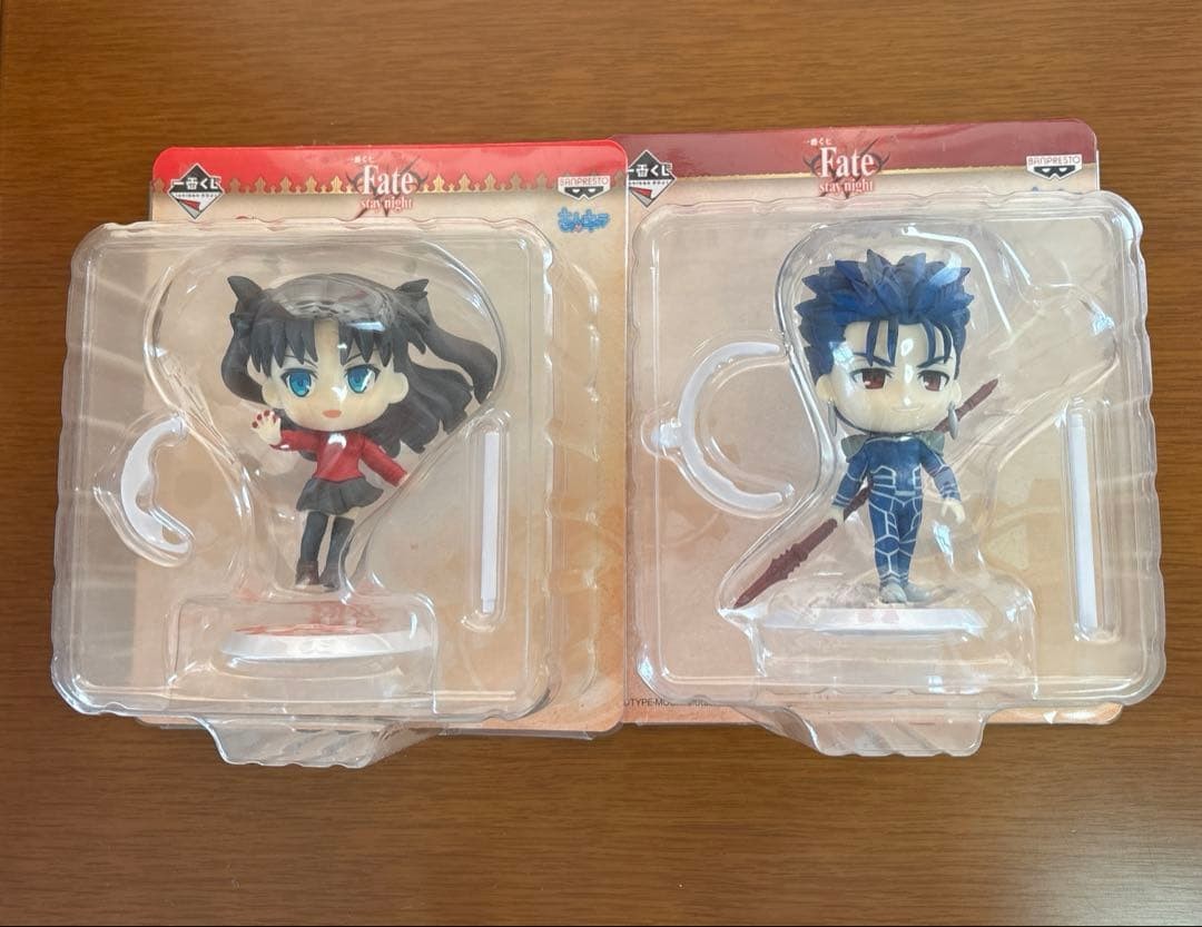 Tohsaka Rin Bandai Rin Tohsaka Lancer Kyun Char Figures Set Fate/stay night C E ...