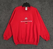 Vintage Ohio State Buckeyes Crewneck Sweatshirt Mens Large Embroidered Football