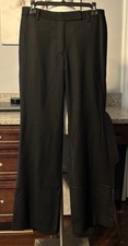 Talbots Heritage Collection Black Wool Blend Lined Pants Trousers Size 8