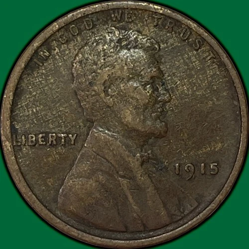 1915 Lincoln Wheat Cent Extremely Fine XF Coin #37004