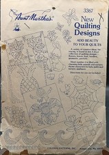 Vintage Aunt Marthas New Quilting Designs Transfer Pattern 3367