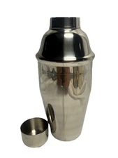 Cocktail 3 Pc Shaker Set  (lot Of 6x) Stainless Steel 18-8 Mixer