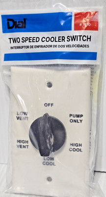 Dial 7110 Two-Speed Six-Position Evaporative Cooler Switch