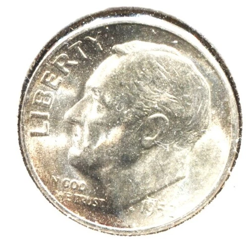 1952 S Roosevelt Dime Gem Uncirculated