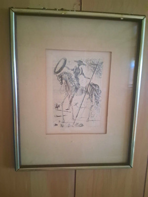 Signed Savidore Dali Lithograph,,authenticity  Established