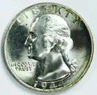 1944 WASHINGTON QUARTER MS+! SUPER SHINY PIECE! STUNNING STRIKE! WOW! NR #G3640