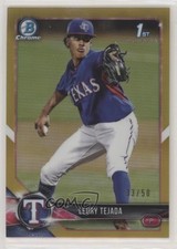2018 Bowman Draft Chrome Gold Refractor 33/50 Leury Tejada #BDC-174 1u6