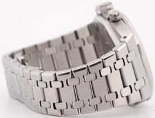 Audemars Piguet Royal Oak 41mm BLACK Chronograph Stainless Steel Watch 26320ST 8