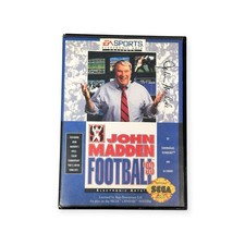 John Madden Football 93 (Sega Genesis) CIB COMPLETE Tested