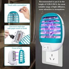 6PC Electronic Mosquito Killer - Plug-In LED for Office/Bedroom Indoor