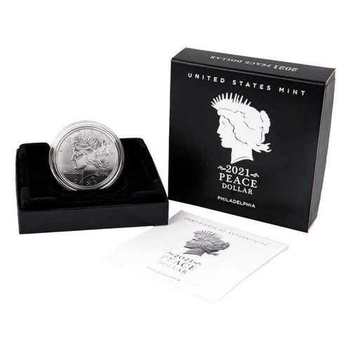 2021 Peace Dollar Commemorative — photo from another recent sale