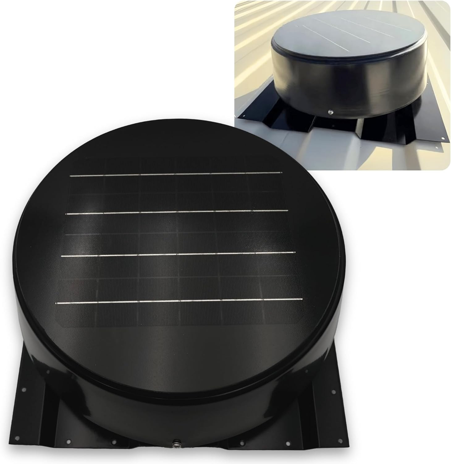 10W Solar Roof Vent for Shipping Containers &ndash; USA Containe