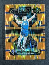 2023-24 Panini Select BRANDIN PODZIEMSKI RC Concourse Orange Flash Prizm #93