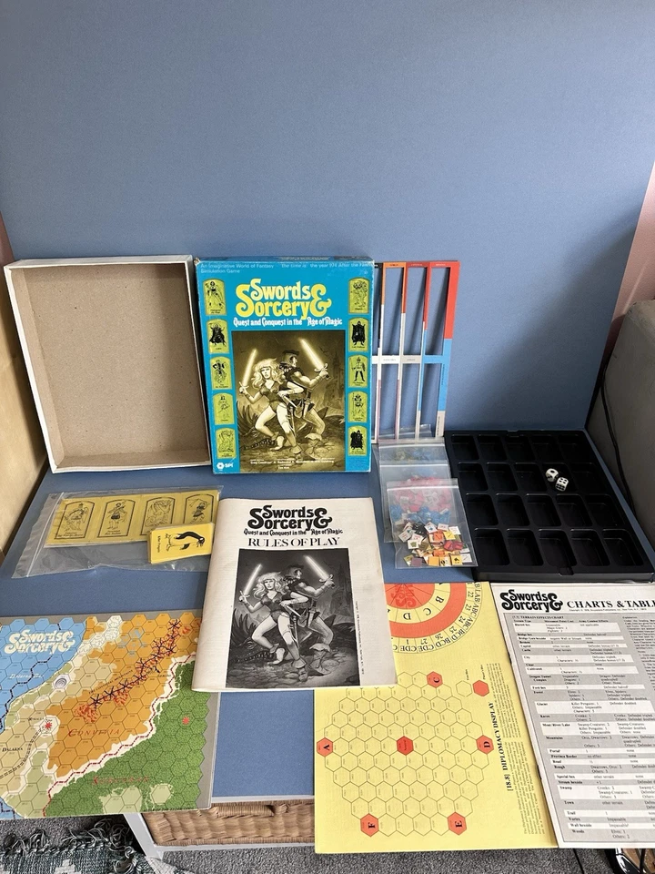 Swords & Sorcery: Quest and Conquest in the Age of Magic 1990 SPI 99% completo - Imagen 2 de 4