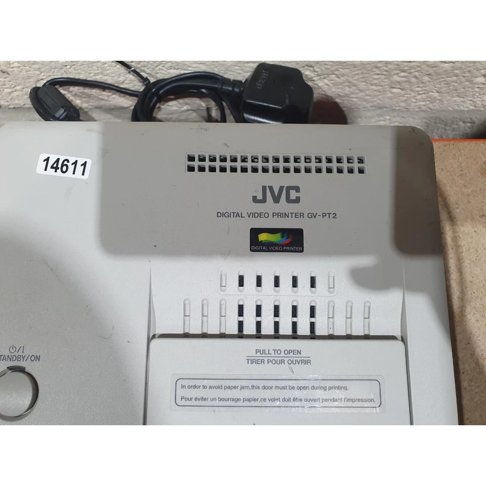 JVC GV-PT2 Video MultiMedia Printer Grey Digital 63-Watt Compact with Power Cord - Image 3 of 4