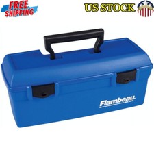 Fishing Tackle Box Lift-Out Tray Durable Plastic Storage Solution Organizer Box