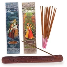 Bala Krishna, Mukunda Hand-Rolled Spiritual Incense Sticks - 2 packs of 10