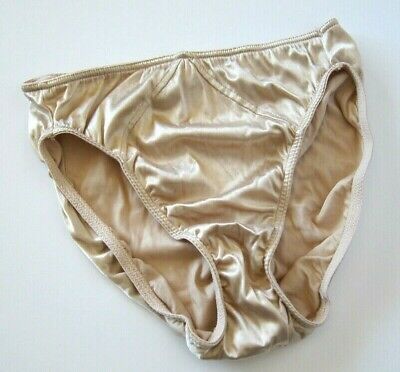 Vintage Victoria Secret Second Skin Satin Panties Large Ivory Classic Brief NWT Vintage Victoria Secret Second Skin Satin Panties Large Ivory Classic Brief NWT