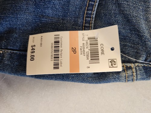Style & Co Women's Petite Tummy-Control Slim-Leg Jeans Blue Size 2 New - Picture 4 of 8