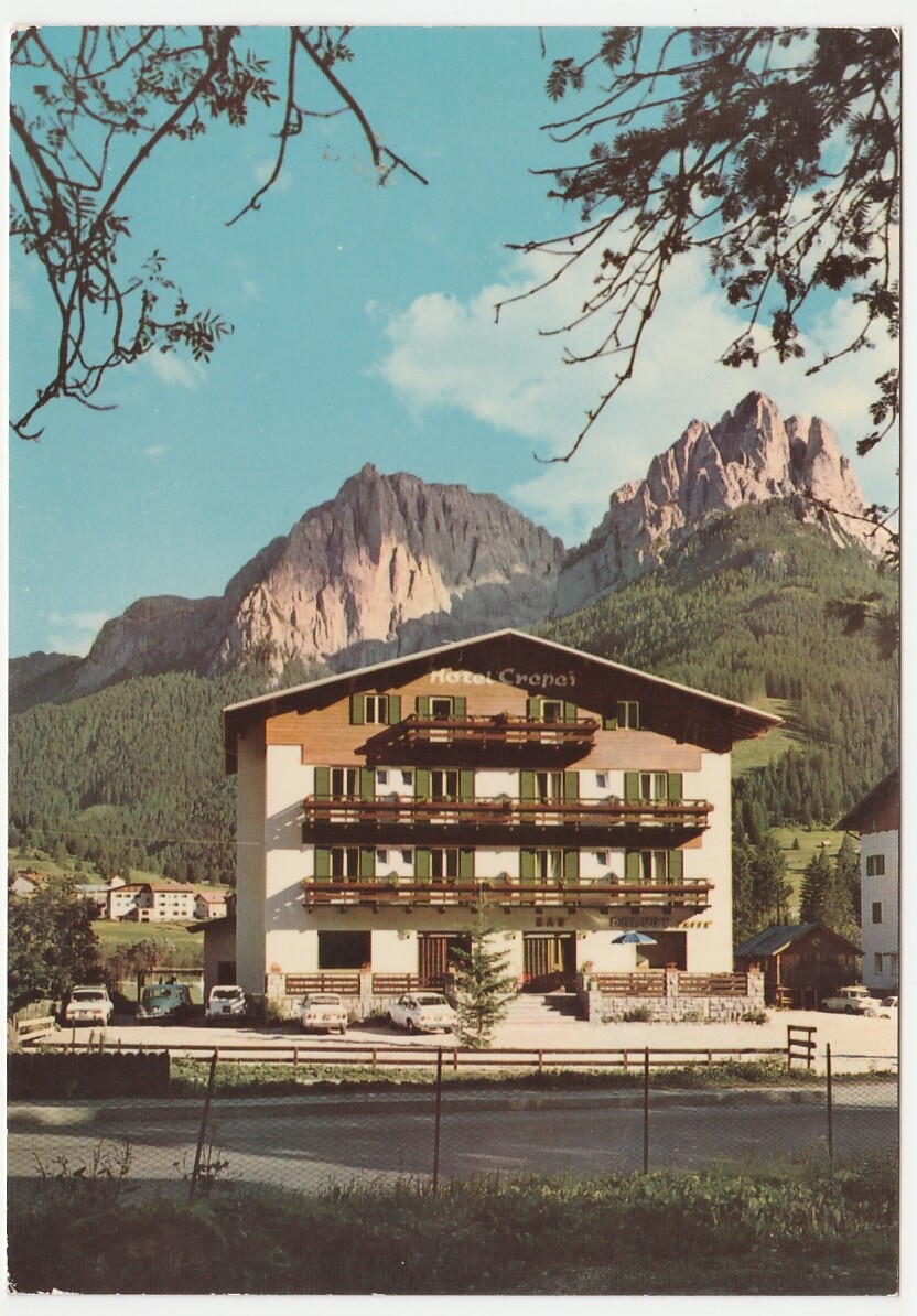 PERA DI FASSA - TRENTO - HOTEL CREPEI - VIAGG. 1972 -19836-