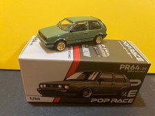 1/64 POP RACE PR64-99 VOLKSWAGEN GILF GTI MK2 GREEN SEALED