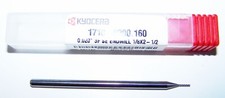  76 .0200" CARBIDE END MILL 3 FLUTE MICRO LONG KYOCERA 1710-0200.160