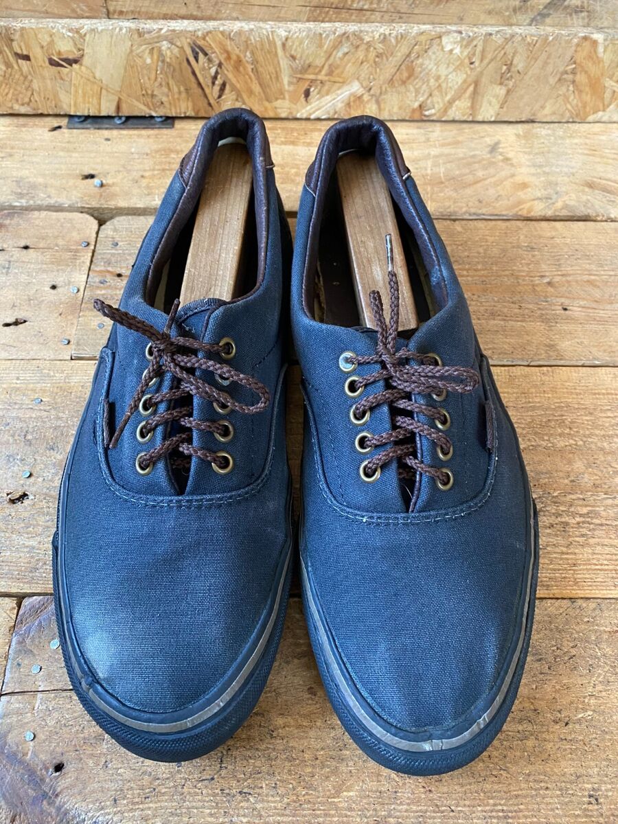 Vintage 80's Vans made in usa sz 11.5, dark blue | eBay Vintage 80's Vans made in usa sz 11.5, dark blue | eBay