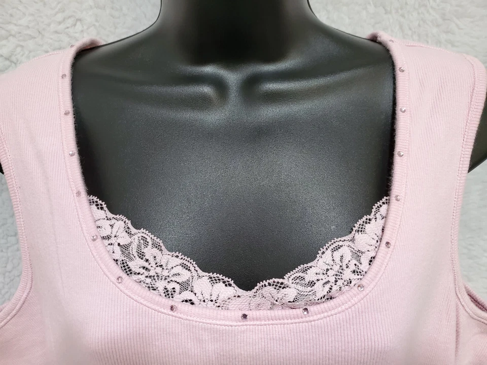 Fashion Bug Womens Shirt Top Blouse Size 18W/20W 18/20 Pink - Image 4 of 4