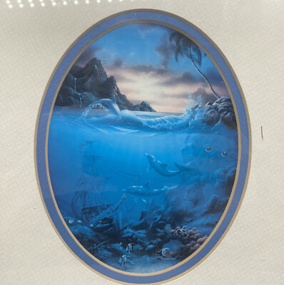 David Miller Ocean Art Print Matted Framed | eBay