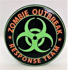 Zombie Outbreak Billet Aluminum Trailer Hitch Plug Cover Uv 5