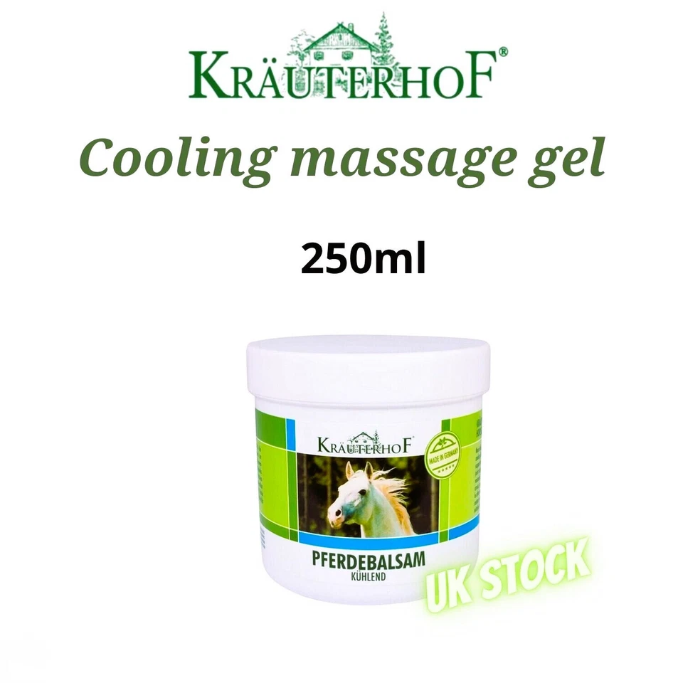 ASAM PFERDEBALSAM Cooling Massage Gel KrauterhoF Chestnut&Arnica 250ml