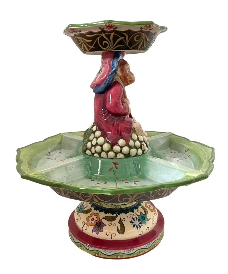 Десертный сервер Tracy Porter® 2-уровневая подставка для кексов обезьян #4629012 - Изображение 3 из 4