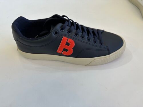 BOSS Men's Sneakers Aiden Tenn LTB 408 Dk Blue - Picture 1 of 4