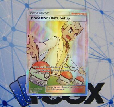 Pokemon - Professor Oak's Setup (Full Art) - 233/236 - Kosmische Finsternis - Holo LP