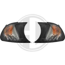 Coppia frecce anteriori TUNING Serie 3 E46 99-01 coupe' e cabrio nere