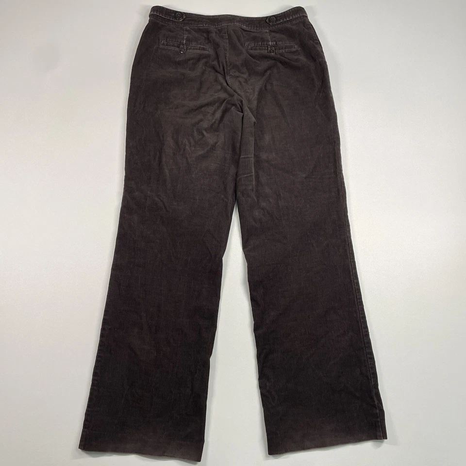 Liz Claiborne Pants Women’s 8 Brown Audra Corduroy Measures 32x32 - Image 2 of 4