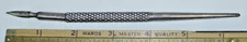 FANCY REPOUSSE STERLING SILVER QUILL DIP PEN 1800s #2